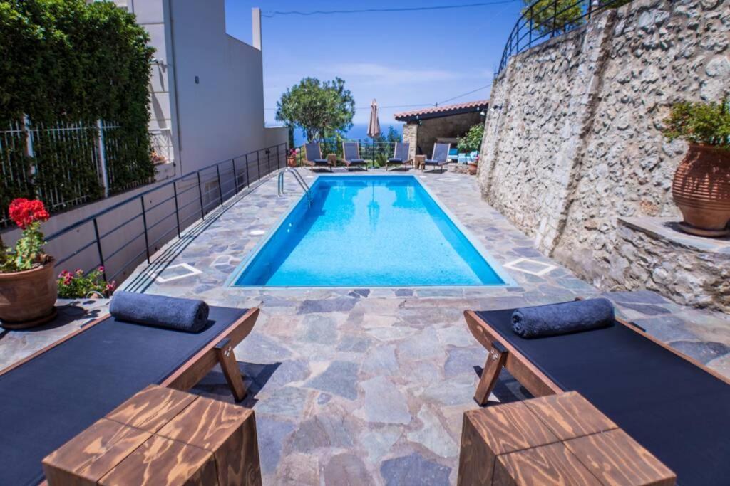 Villa Ventus, 40Sqm Private Pool & Hot Tub! Roussospition Экстерьер фото