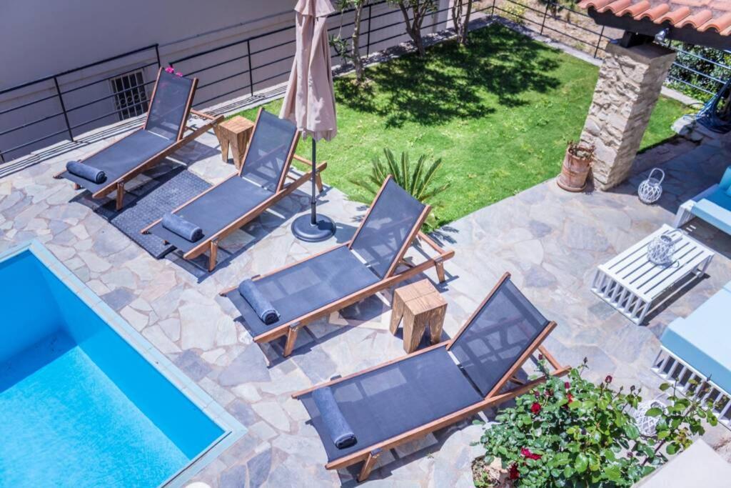 Villa Ventus, 40Sqm Private Pool & Hot Tub! Roussospition Экстерьер фото