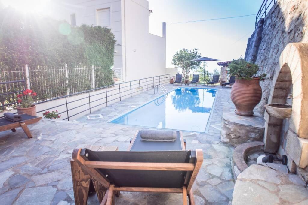 Villa Ventus, 40Sqm Private Pool & Hot Tub! Roussospition Экстерьер фото